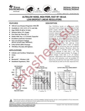 TPS79101DBVR datasheet  